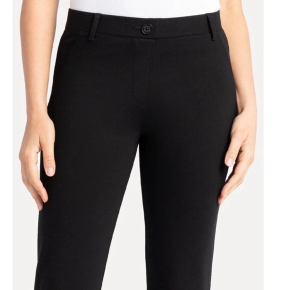 Betabrand Black Pull On Bootcut Pants Size Medium - Picture 3 of 10